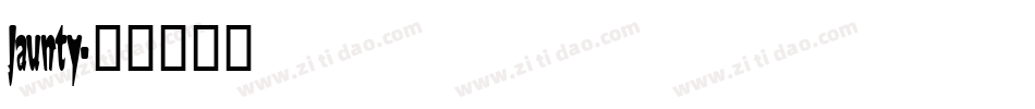Jaunty字体转换