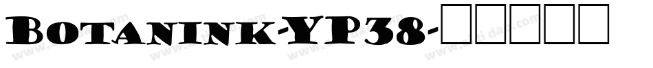 Botanink-YP38字体转换