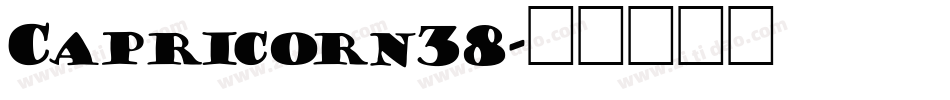 Capricorn38字体转换