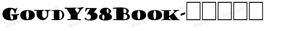 GoudY38Book字体转换