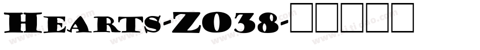 Hearts-ZO38字体转换