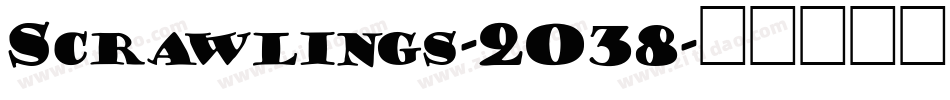 Scrawlings-2O38字体转换