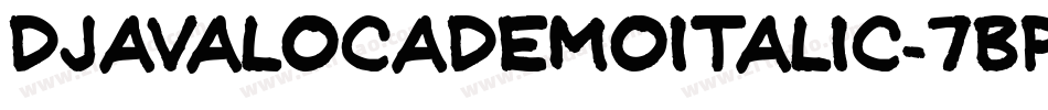 DjavalocaDemoItalic-7BPJl字体转换