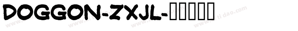 Doggon-zXJl字体转换