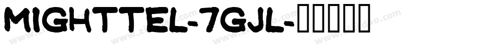 Mighttel-7GJl字体转换