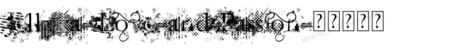 Jellyka-Love-and-Passion字体转换