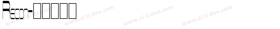 Recon字体转换