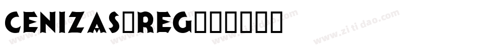 Cenizas-Reg字体转换