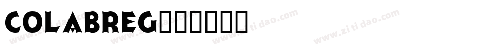 ColabReg字体转换