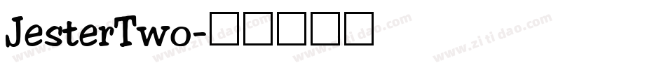 JesterTwo字体转换