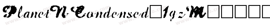 PlanetNCondensed-1gzM字体转换