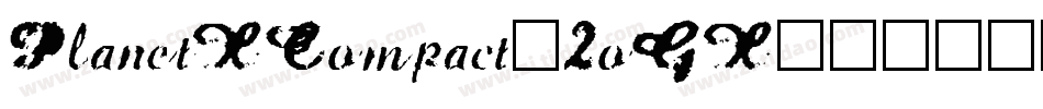 PlanetXCompact-2oGX字体转换