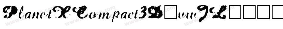 PlanetXCompact3D-vwJL字体转换