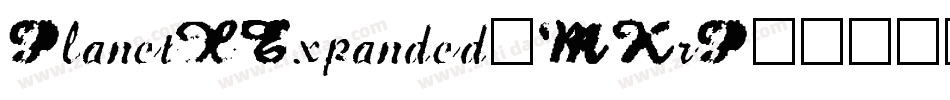 PlanetXExpanded-MKrP字体转换