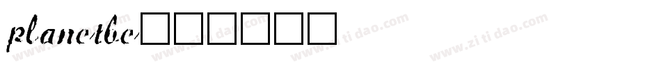planetbe字体转换