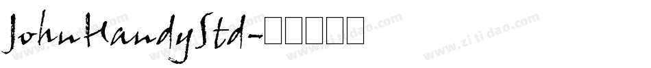 JohnHandyStd字体转换