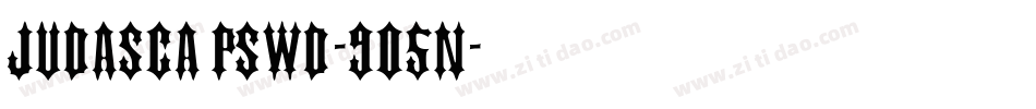 JudascapsWd-9o5n字体转换