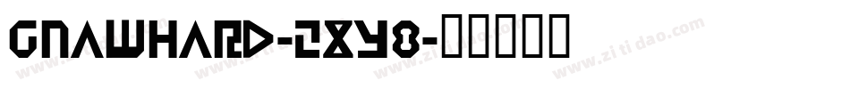 GnawHard-ZxY8字体转换