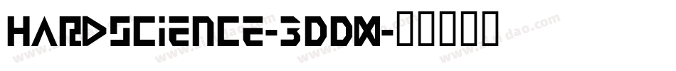 HardScience-3DDX字体转换