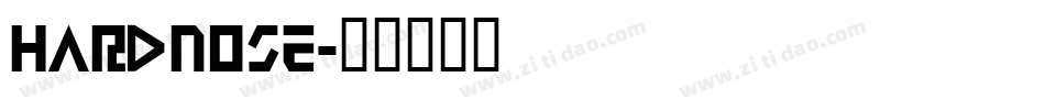Hardnose字体转换