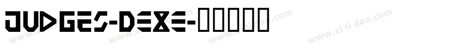 Judges-DExE字体转换