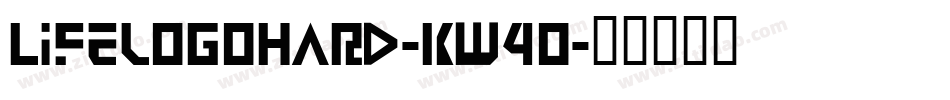 LifelogoHard-Kw4o字体转换