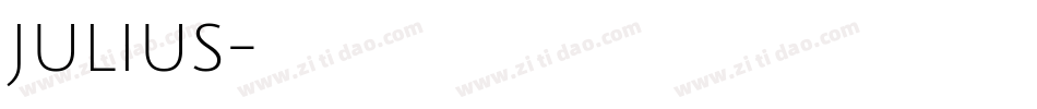 JULIUS字体转换