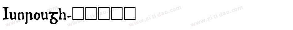 Junrough字体转换