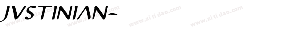 Justinian字体转换