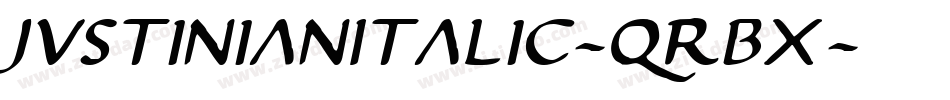 JustinianItalic-qRBx字体转换