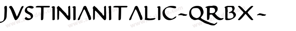 JustinianItalic-qRBx字体转换