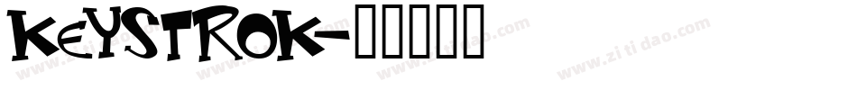 KEYSTROK字体转换