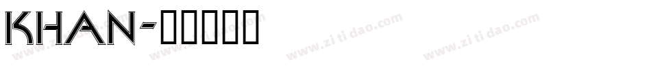 KHAN字体转换