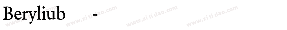 Beryliub手机版字体转换