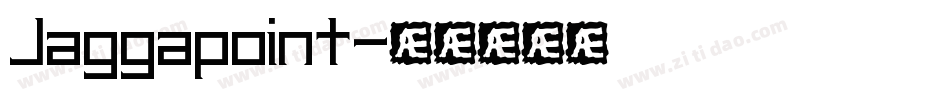 Jaggapoint字体转换