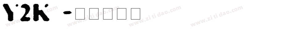 Y2Kill字体转换