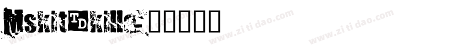 Mskitokilla字体转换