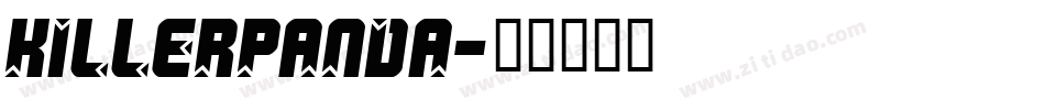 Killerpanda字体转换
