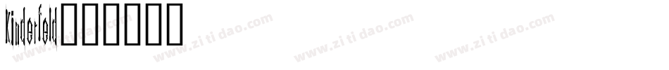 Kinderfeld字体转换