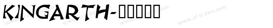 KINGARTH字体转换