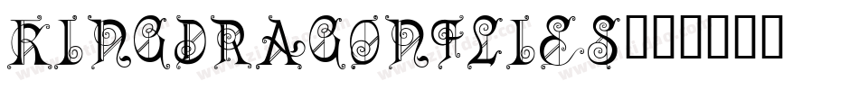 kingdragonflies字体转换