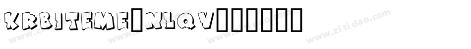 KrBiteMe-nLqV字体转换