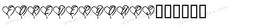 ForeverYours字体转换