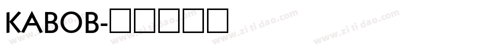 KABOB字体转换