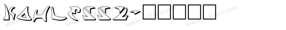 Kahless2字体转换