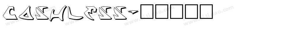 cashless字体转换