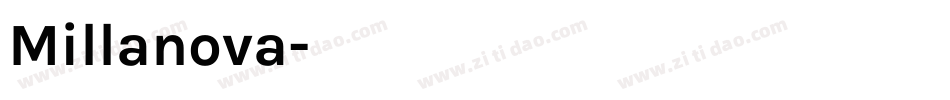 Millanova字体转换