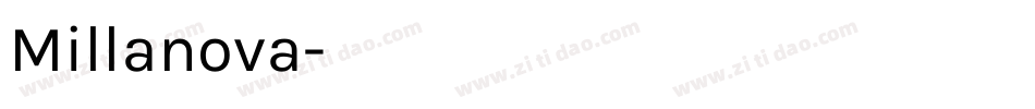 Millanova字体转换