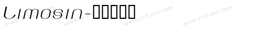 Limosin字体转换