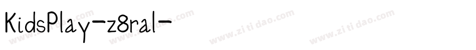KidsPlay-z8ral字体转换